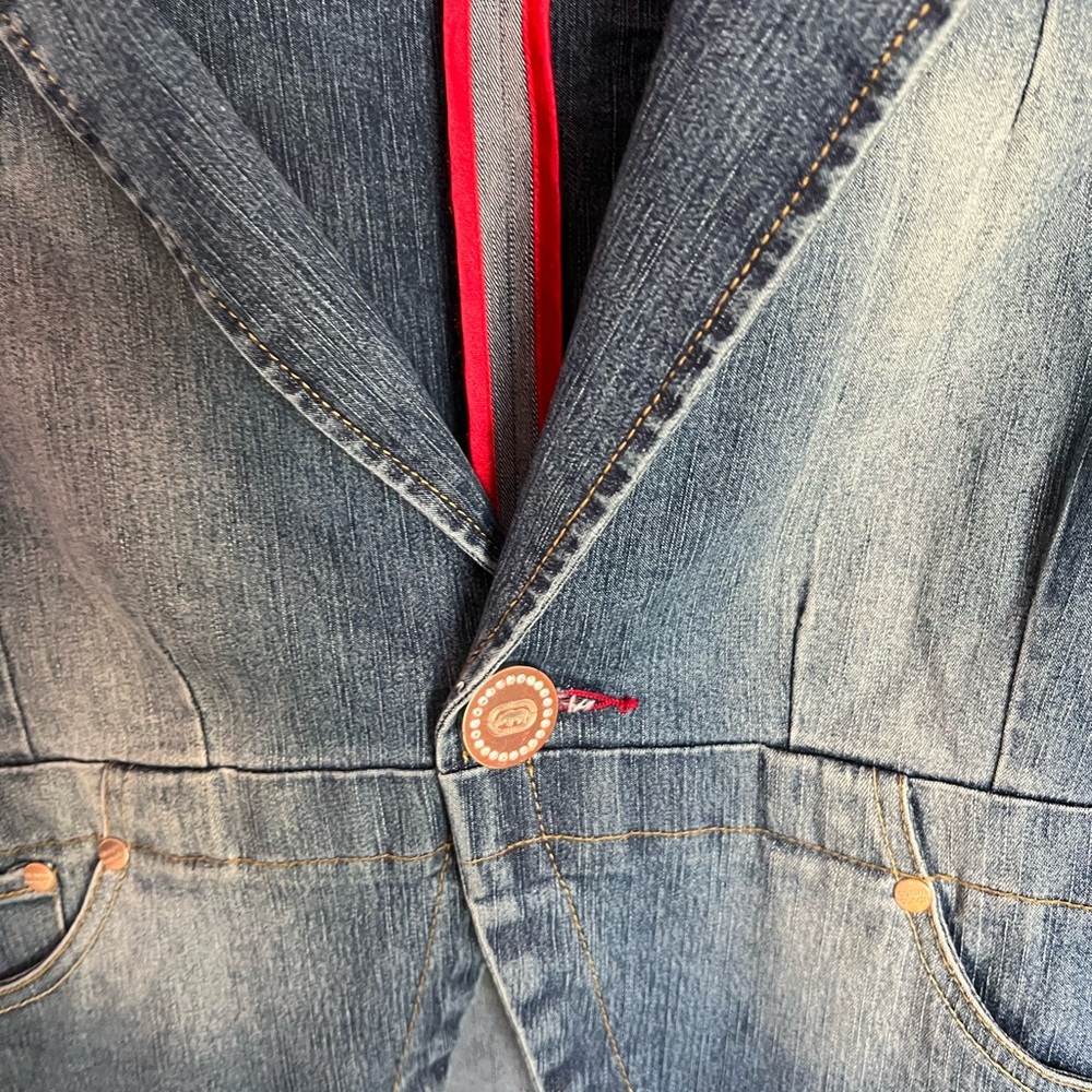 Echo Stretch Denim Jacket/Blazer Lightweight, Spr… - image 6